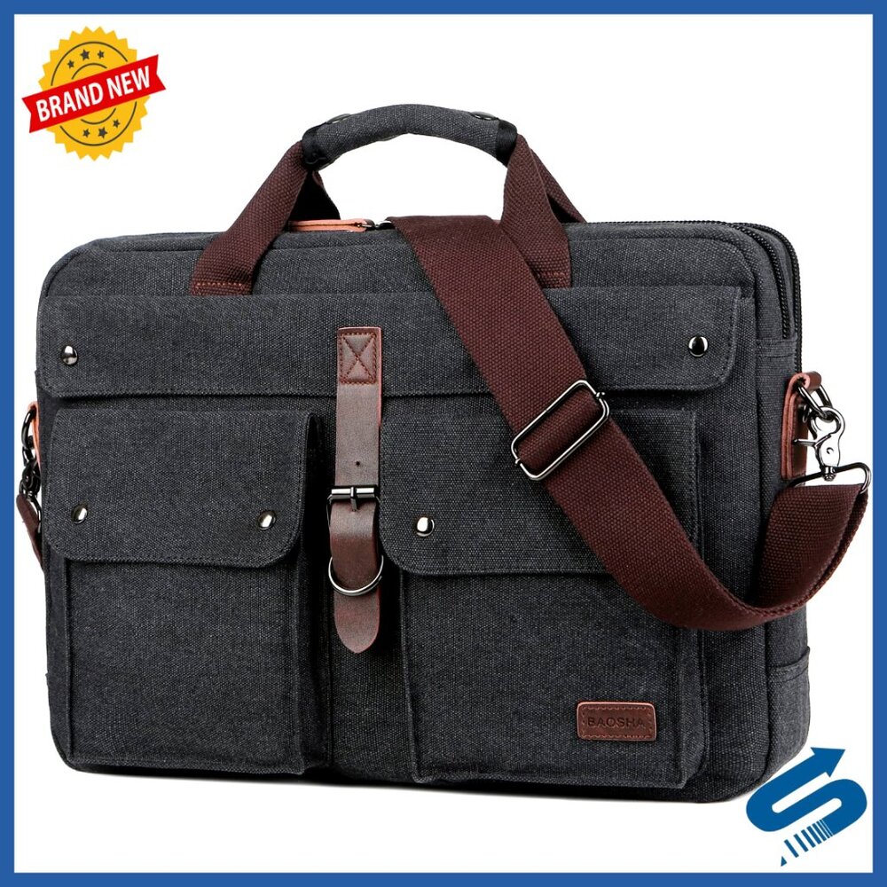 Vintage Canvas Messenger Bag Military Satchel Crossbody Shoulder Briefcase